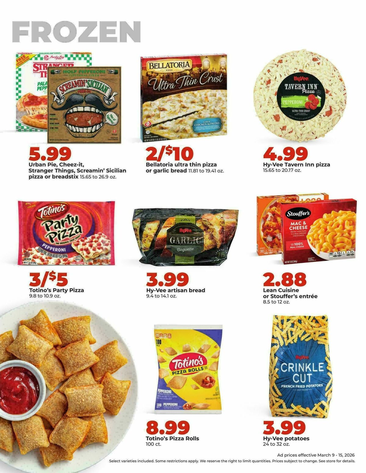 Hy-Vee Weekly Ad from March 9