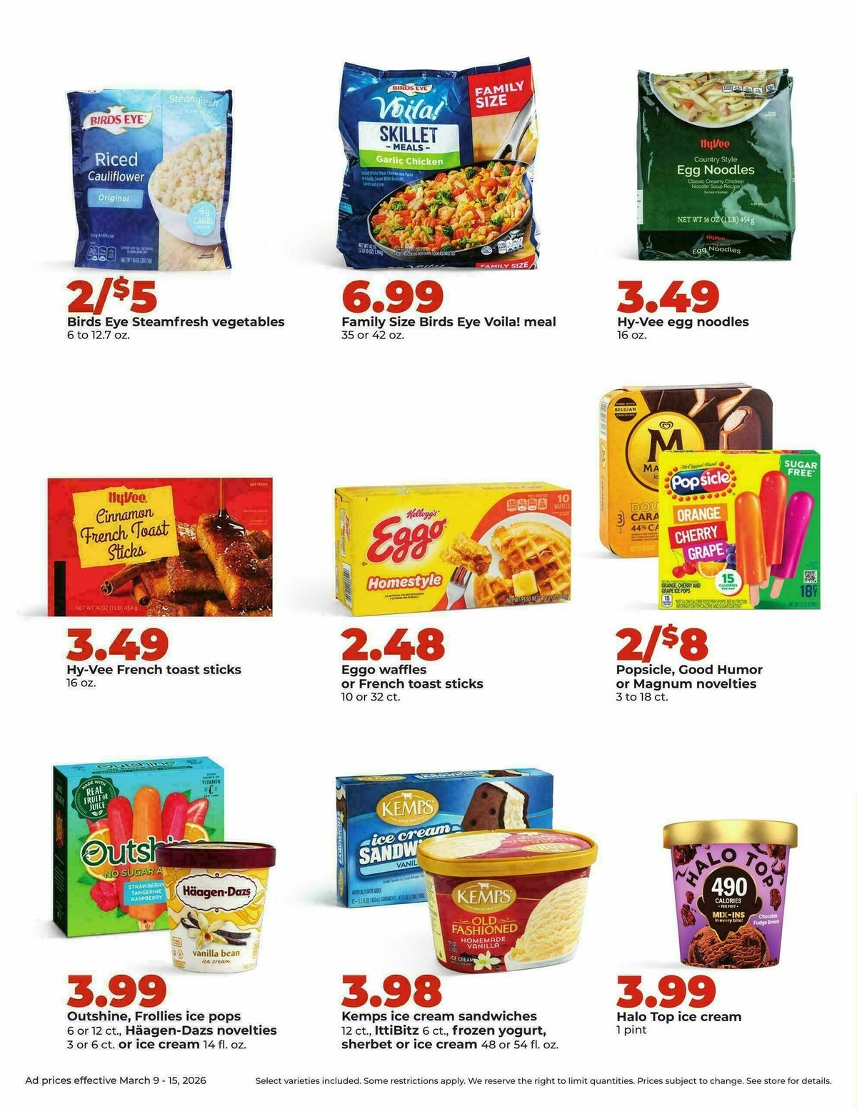 Hy-Vee Weekly Ad from March 9