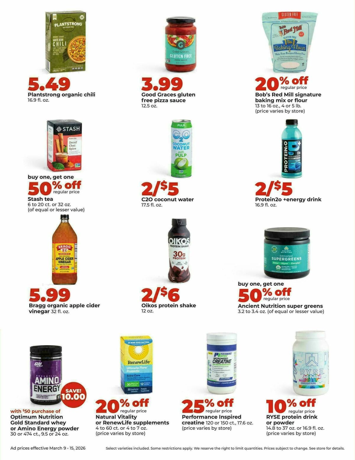 Hy-Vee Weekly Ad from March 9