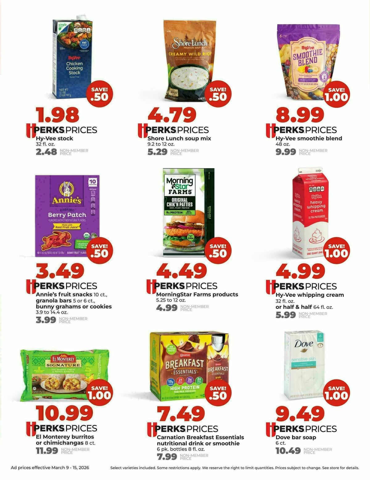 Hy-Vee Weekly Ad from March 9