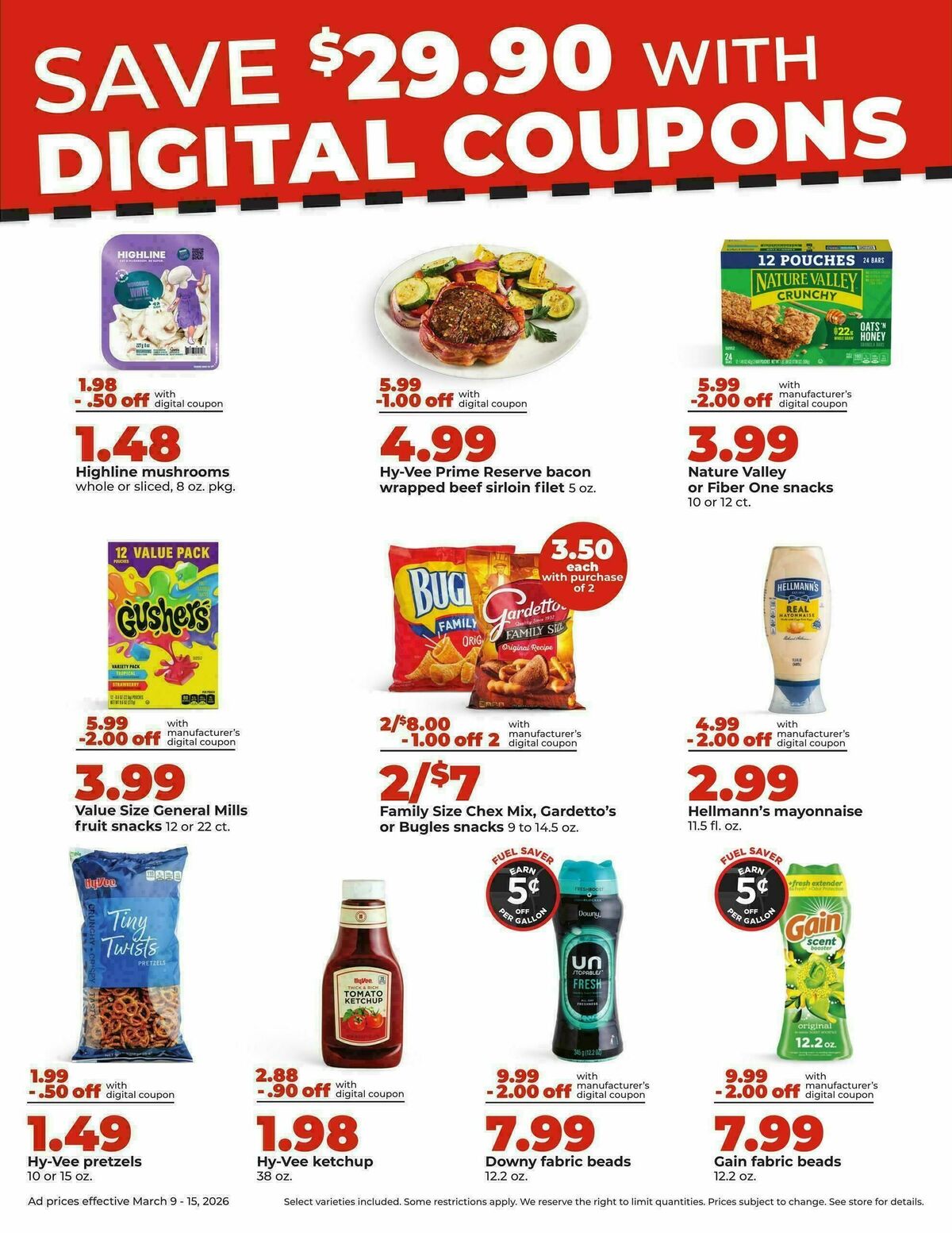 Hy-Vee Weekly Ad from March 9