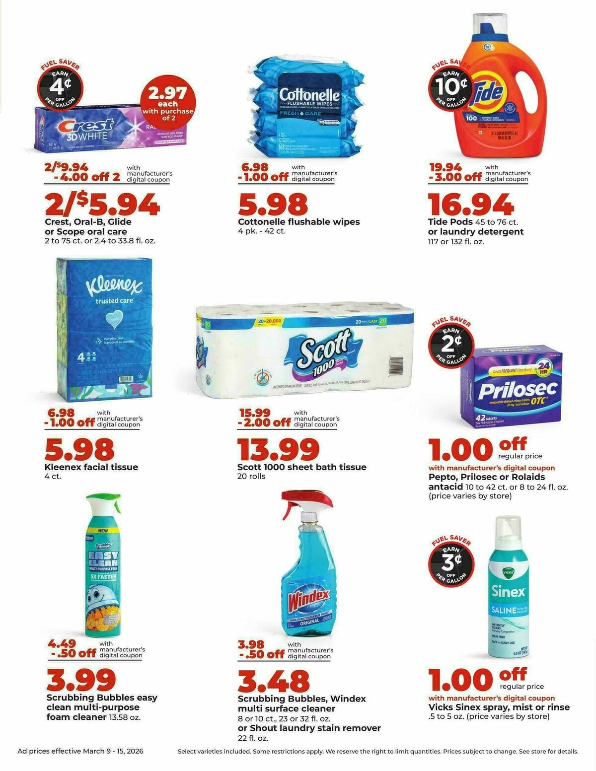 Hy-Vee Weekly Ad from March 9