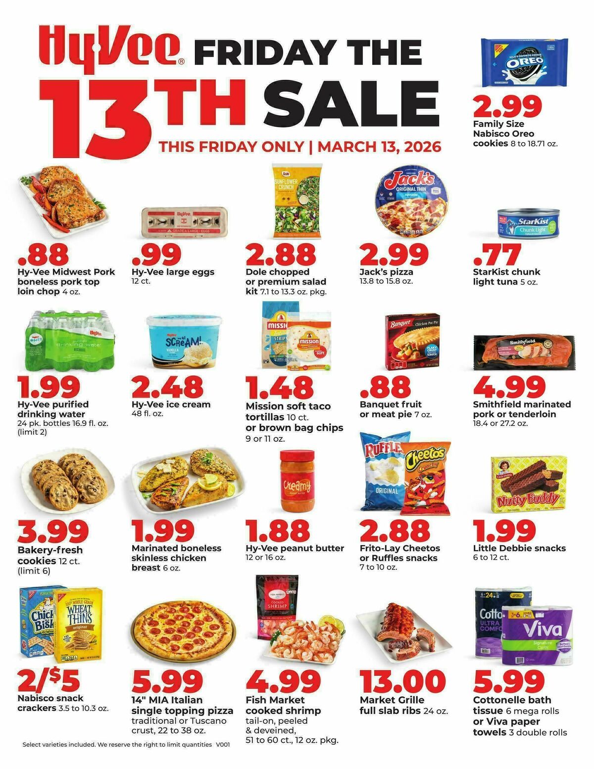 Hy-Vee Friday the 13th Sale Weekly Ad from March 13