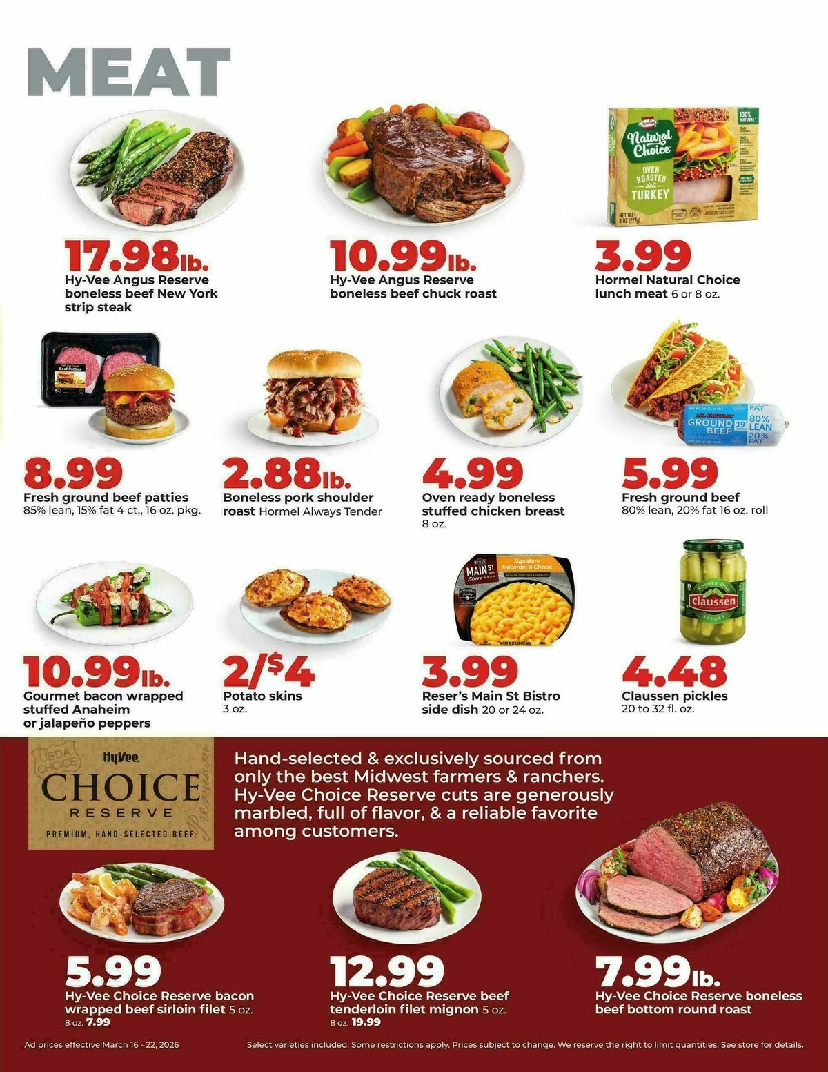 Hy-Vee Weekly Ad from March 16
