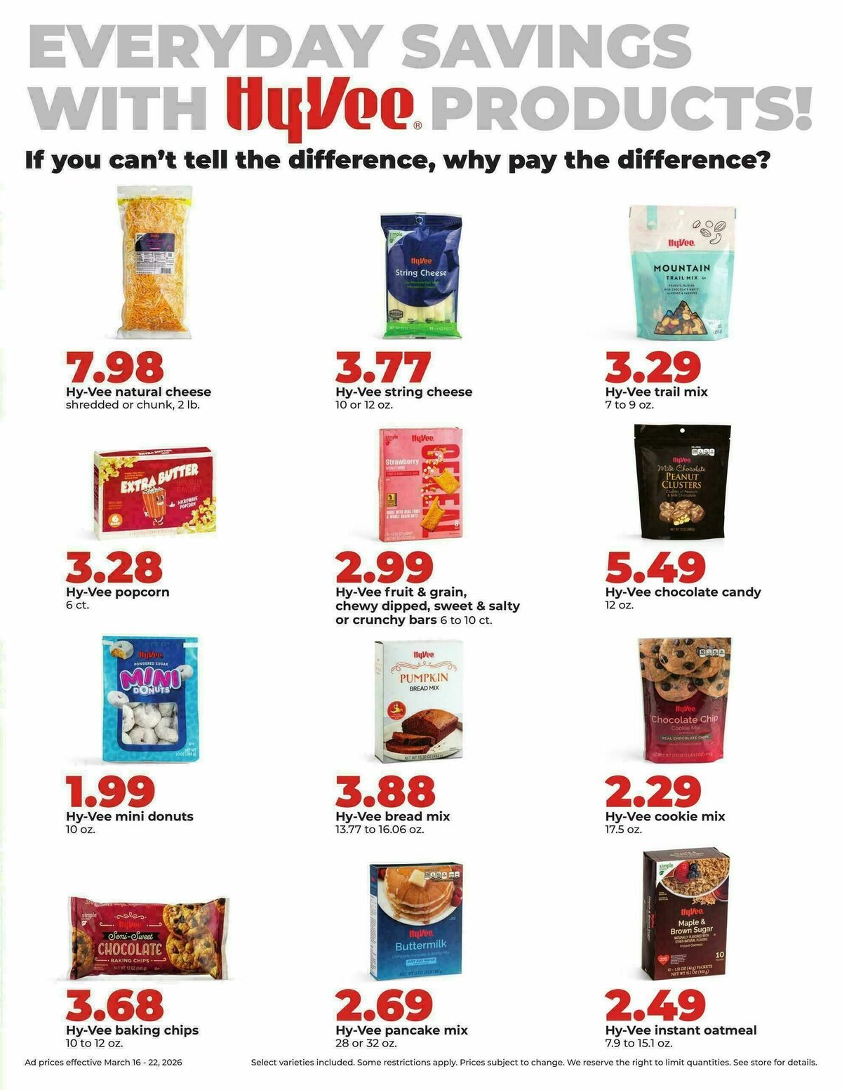 Hy-Vee Weekly Ad from March 16
