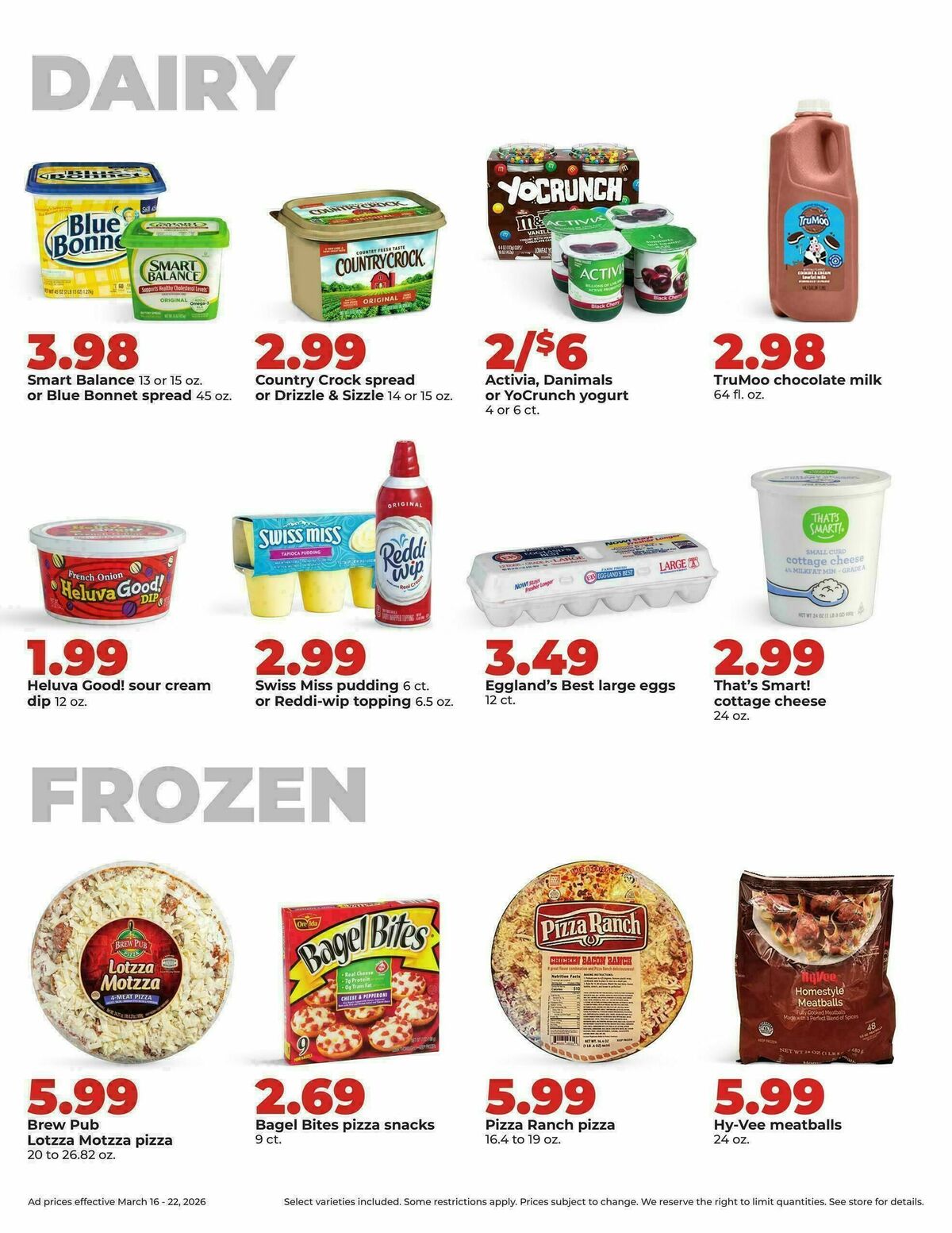 Hy-Vee Weekly Ad from March 16