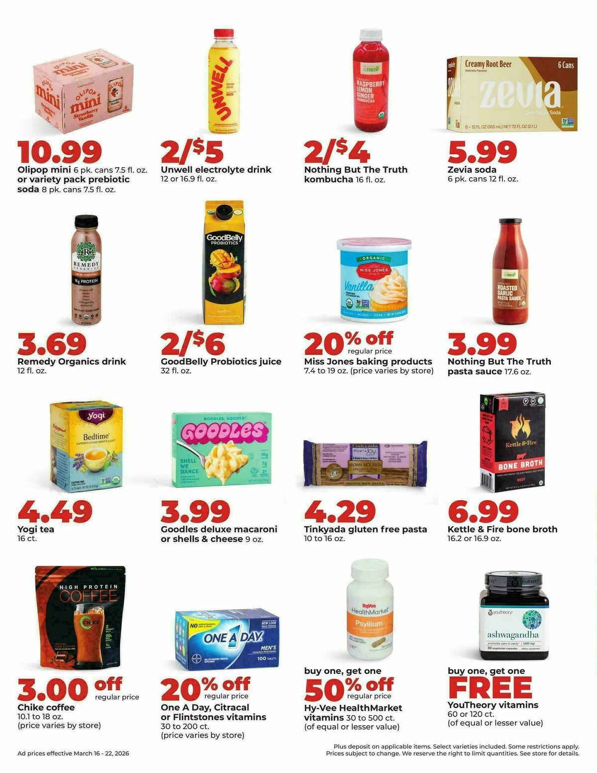 Hy-Vee Weekly Ad from March 16