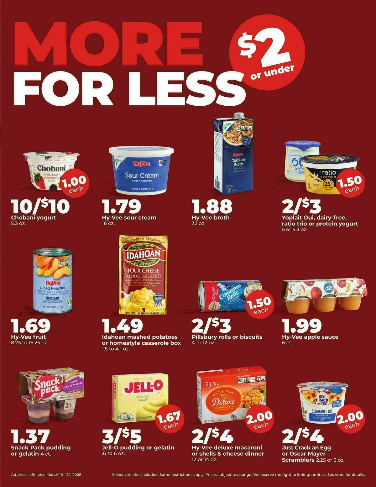 Hy-Vee Weekly Ad from March 16
