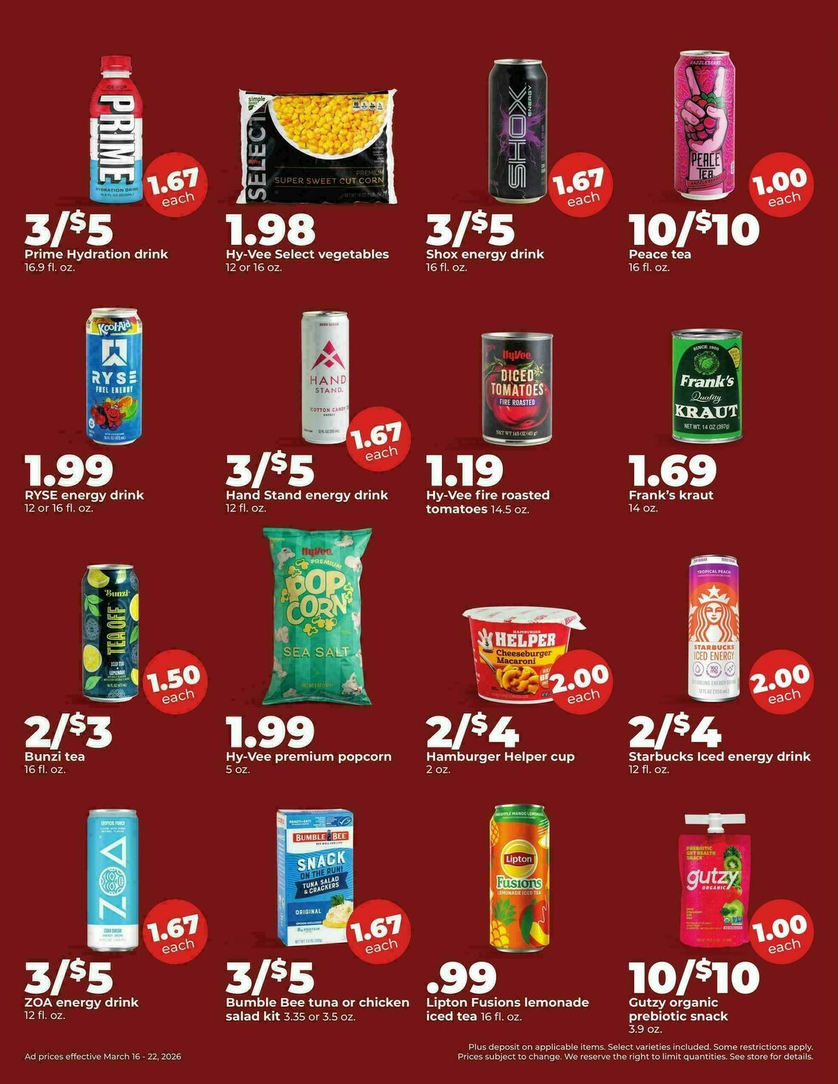 Hy-Vee Weekly Ad from March 16