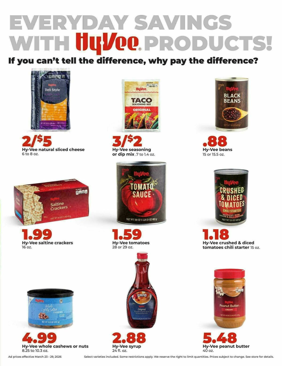 Hy-Vee Weekly Ad from March 23