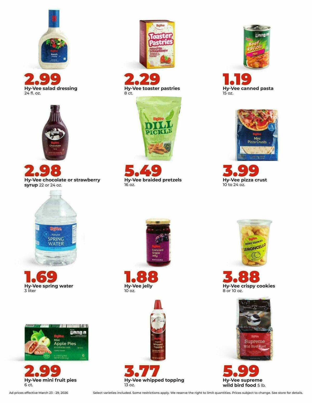 Hy-Vee Weekly Ad from March 23