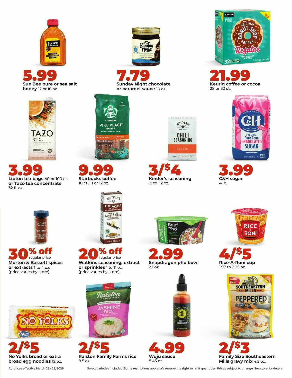 Hy-Vee Weekly Ad from March 23