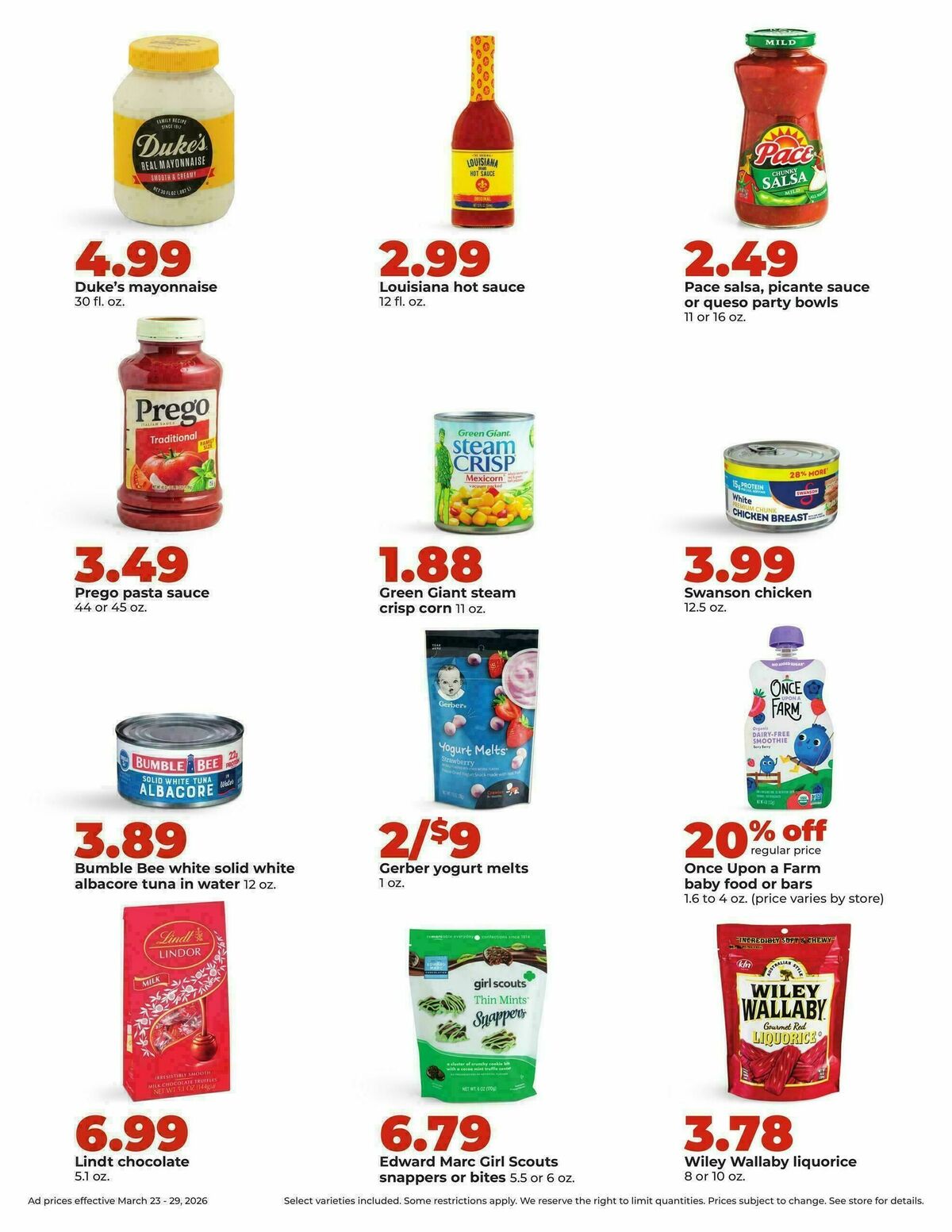 Hy-Vee Weekly Ad from March 23