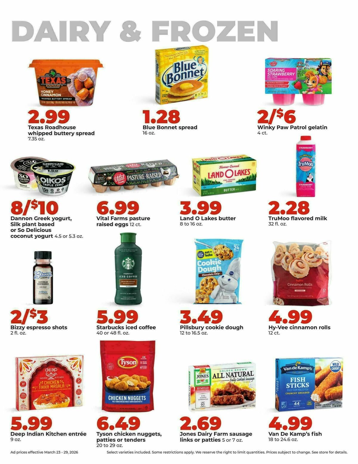 Hy-Vee Weekly Ad from March 23
