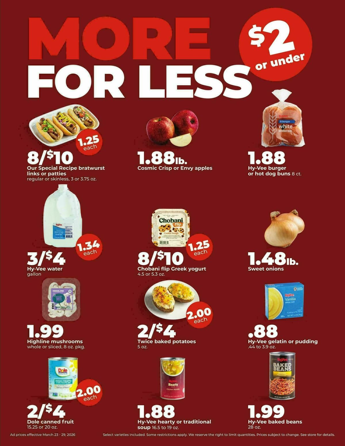 Hy-Vee Weekly Ad from March 23