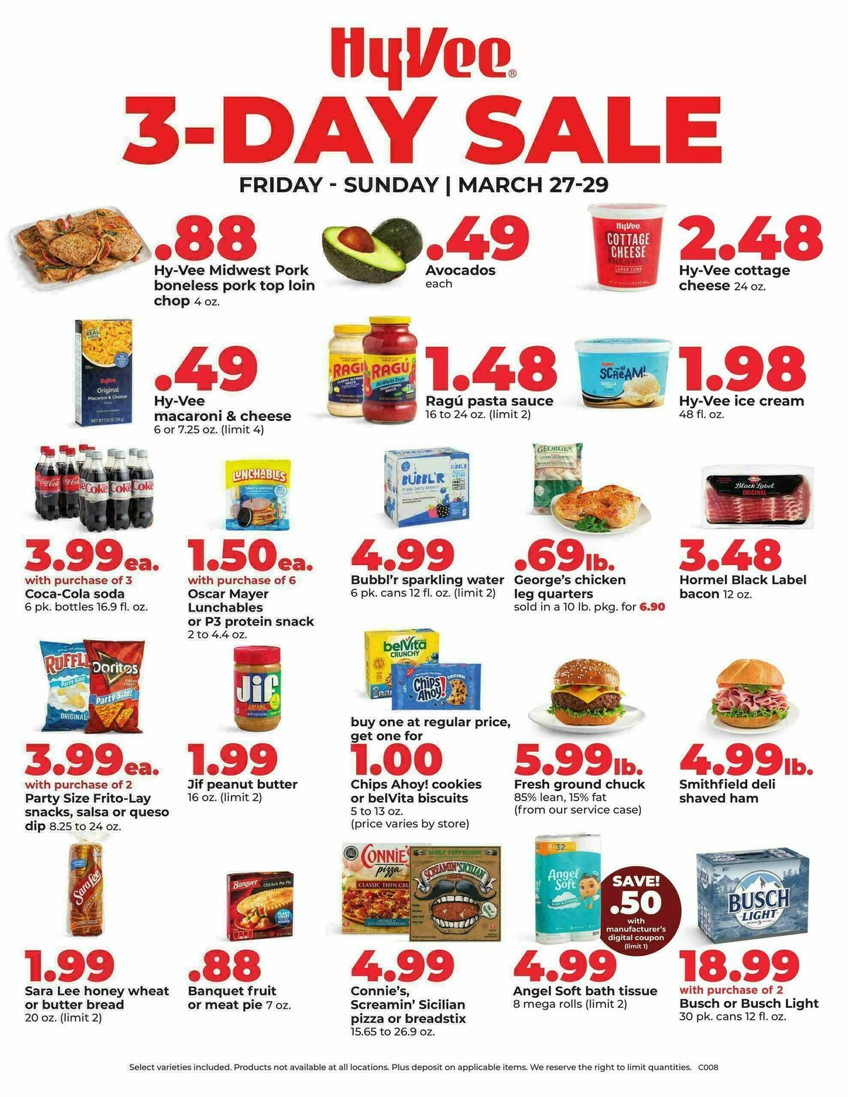Hy-Vee 3-DAY SALE Weekly Ad from March 27