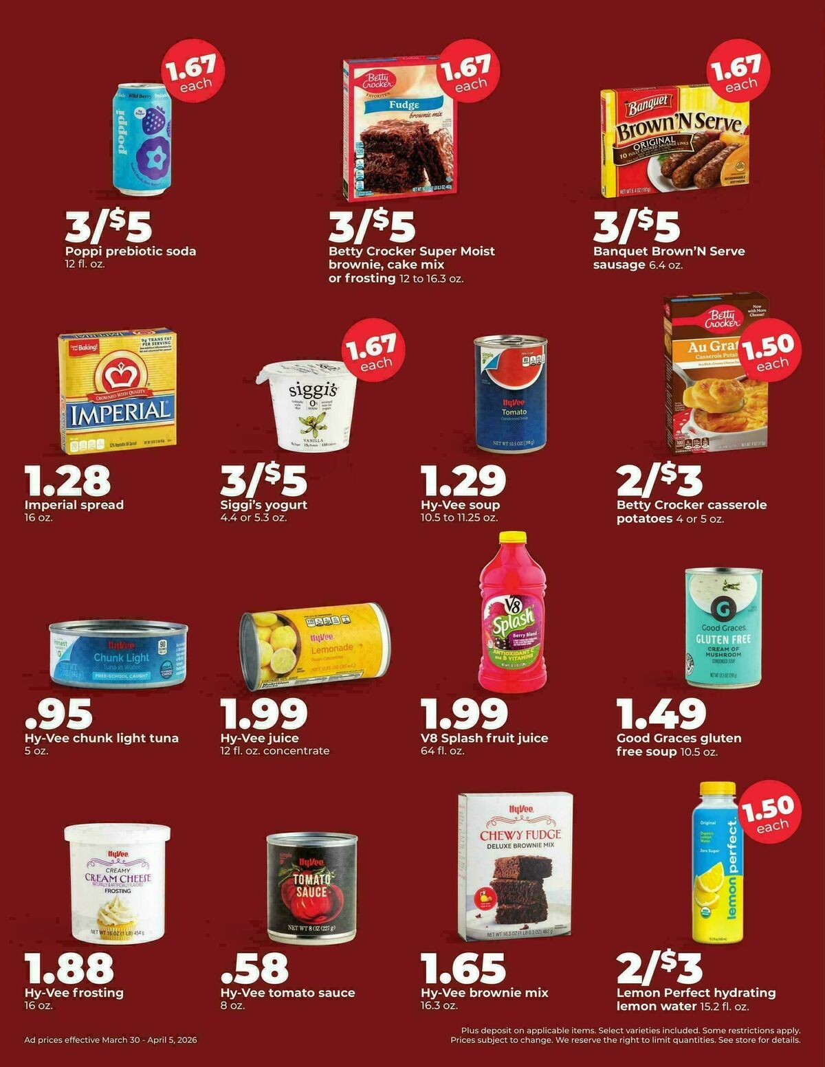 Hy-Vee Weekly Ad from March 30