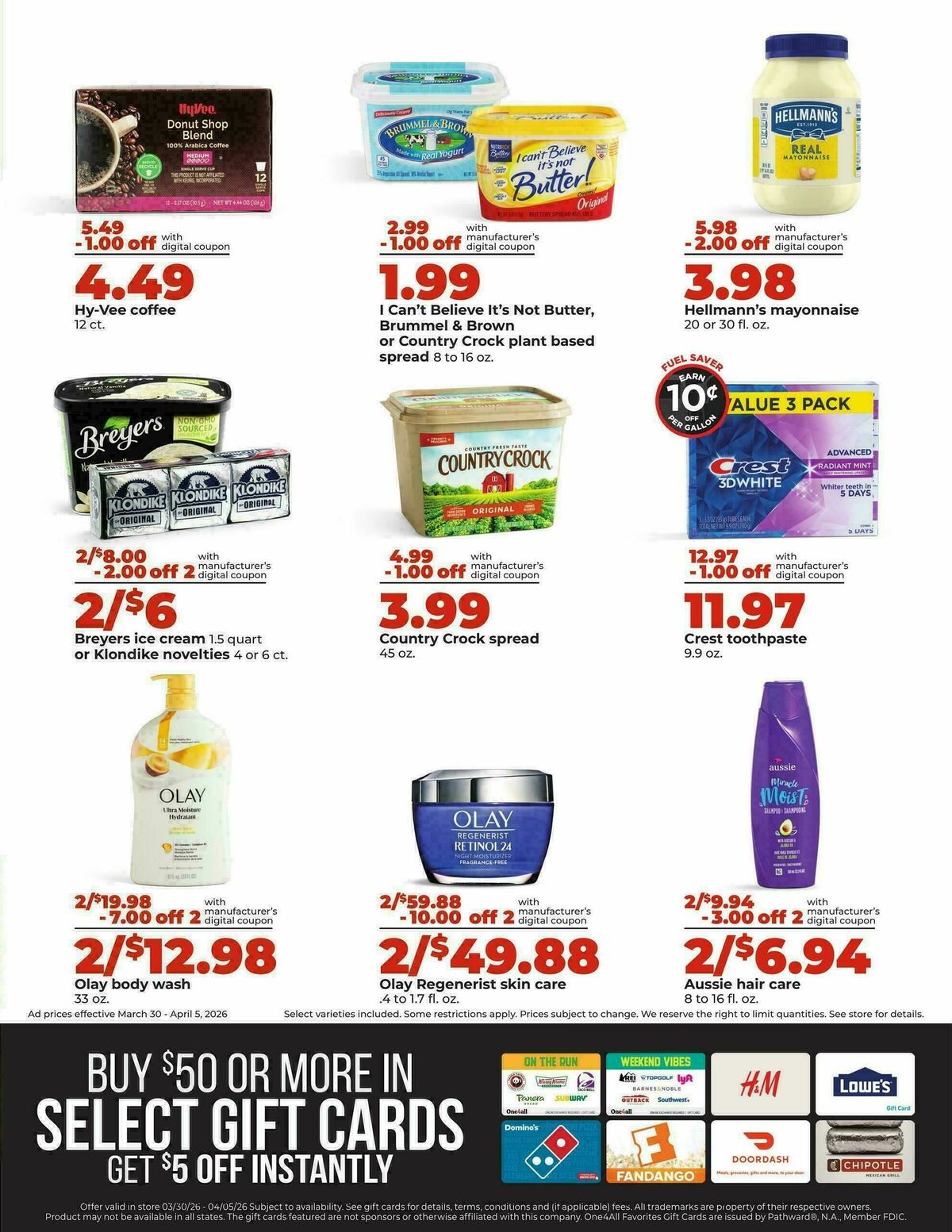 Hy-Vee Weekly Ad from March 30