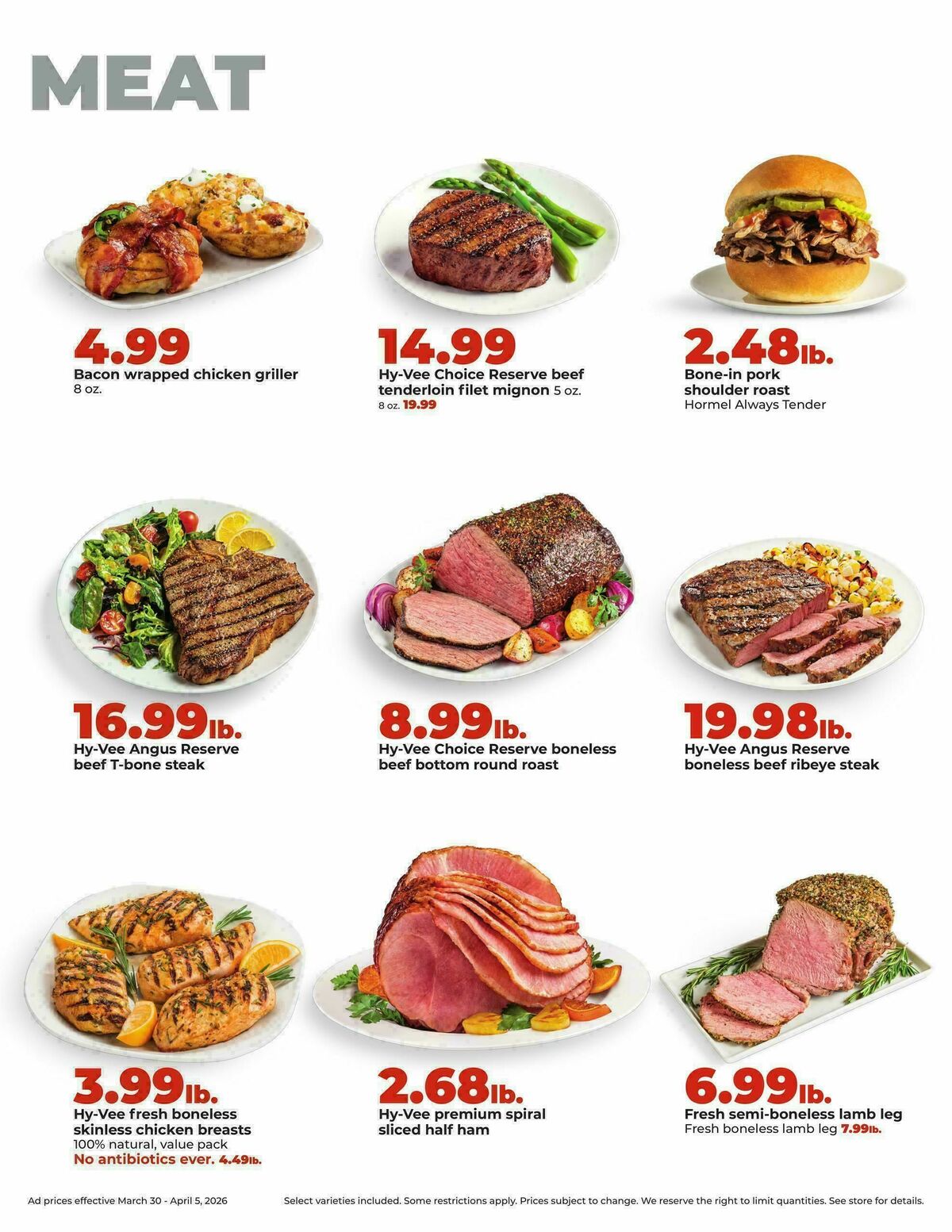 Hy-Vee Weekly Ad from March 30