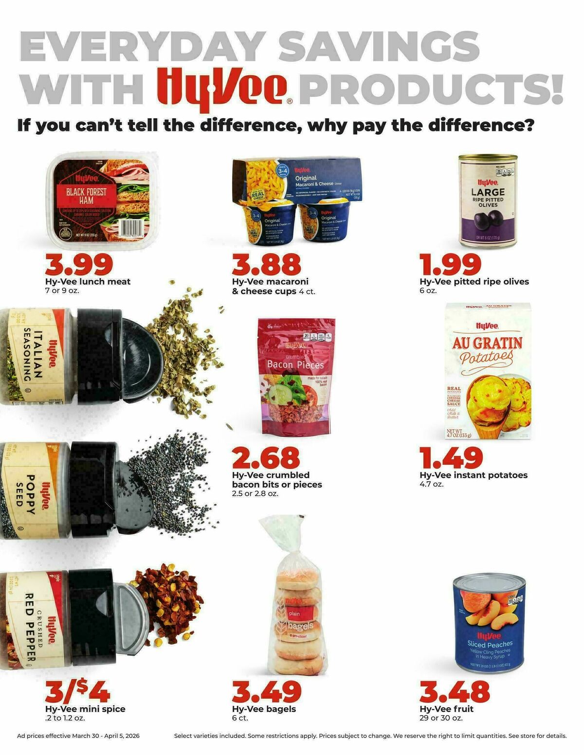 Hy-Vee Weekly Ad from March 30