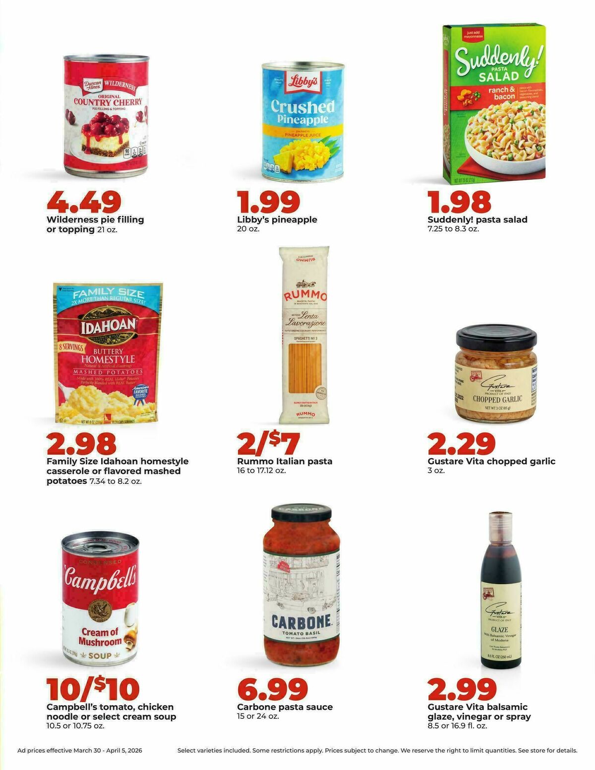 Hy-Vee Weekly Ad from March 30