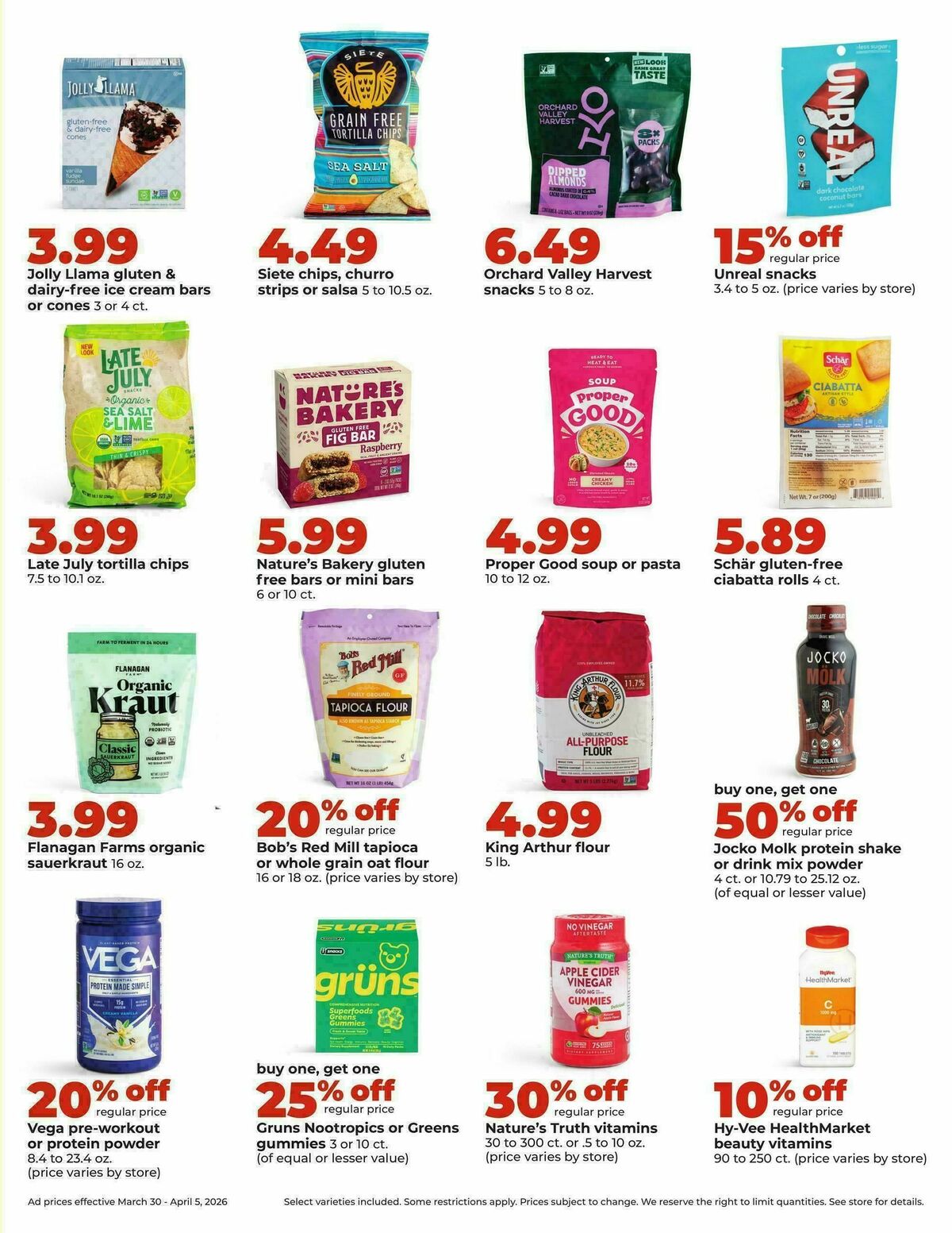 Hy-Vee Weekly Ad from March 30