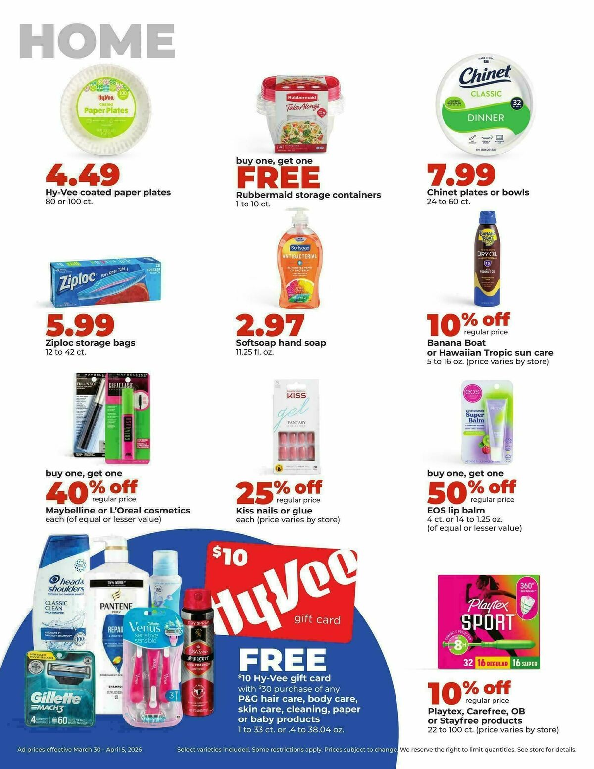 Hy-Vee Weekly Ad from March 30