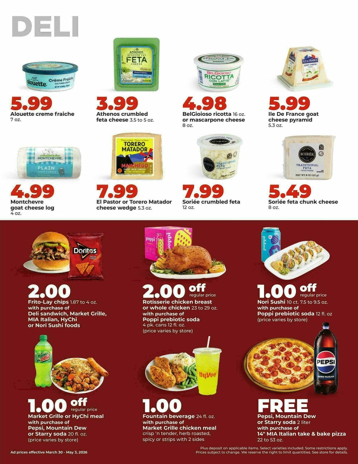 Hy-Vee DEALS GOOD ALL MONTH LONG! Weekly Ad from March 30
