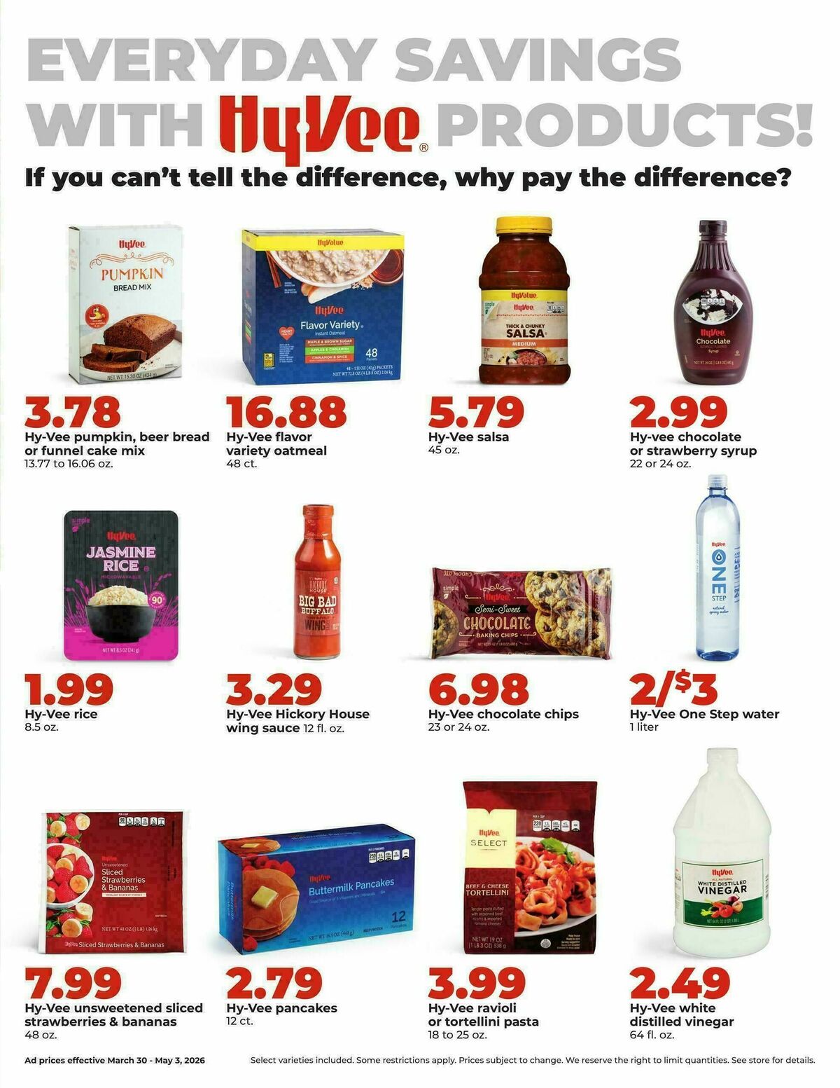 Hy-Vee DEALS GOOD ALL MONTH LONG! Weekly Ad from March 30