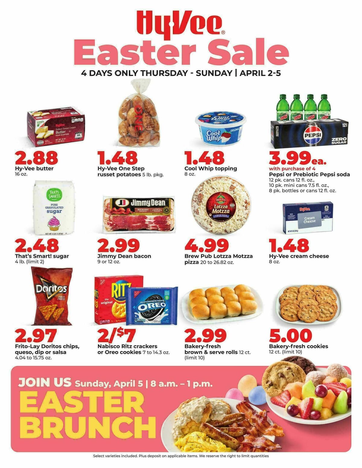Hy-Vee Easter Sale Weekly Ad from April 2