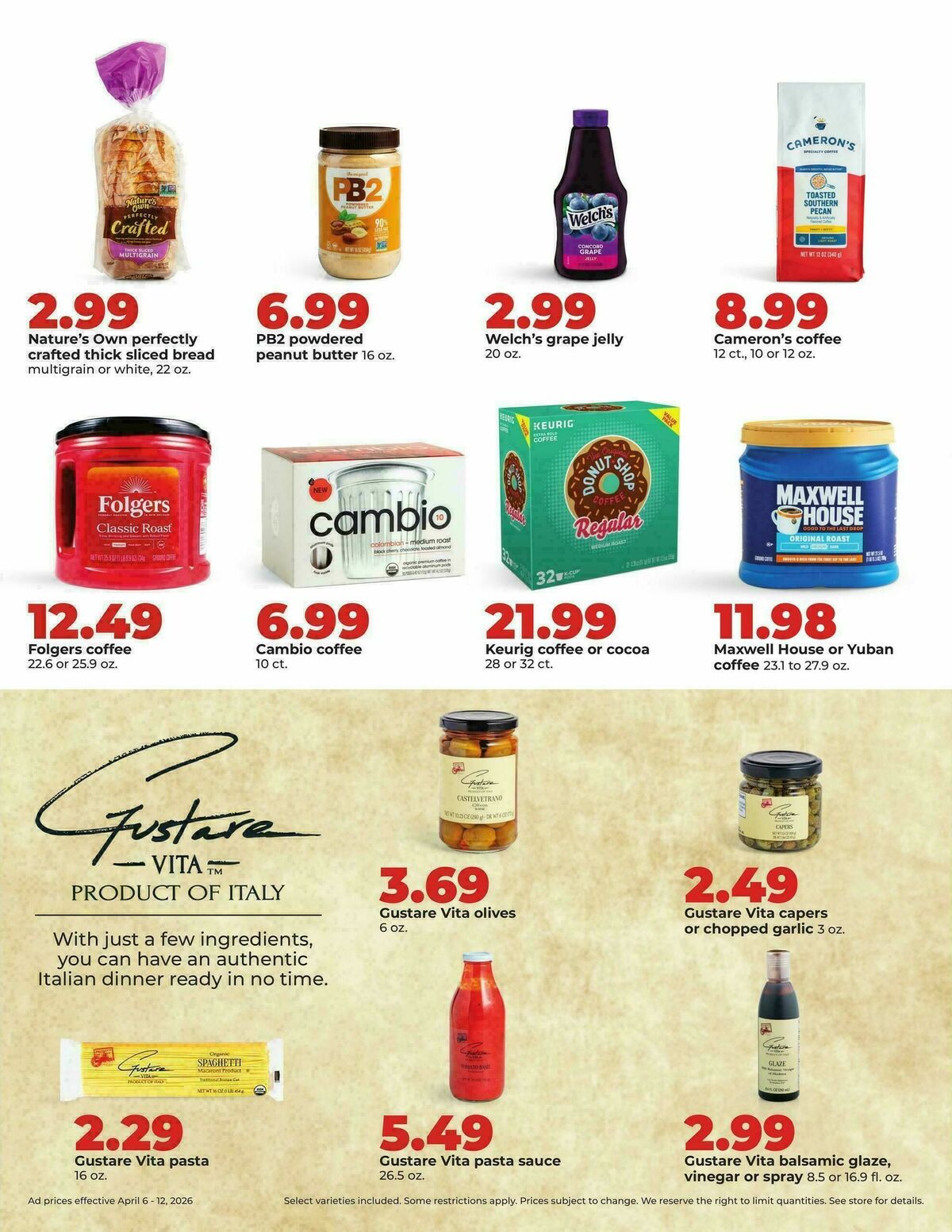 Hy-Vee Weekly Ad from April 6