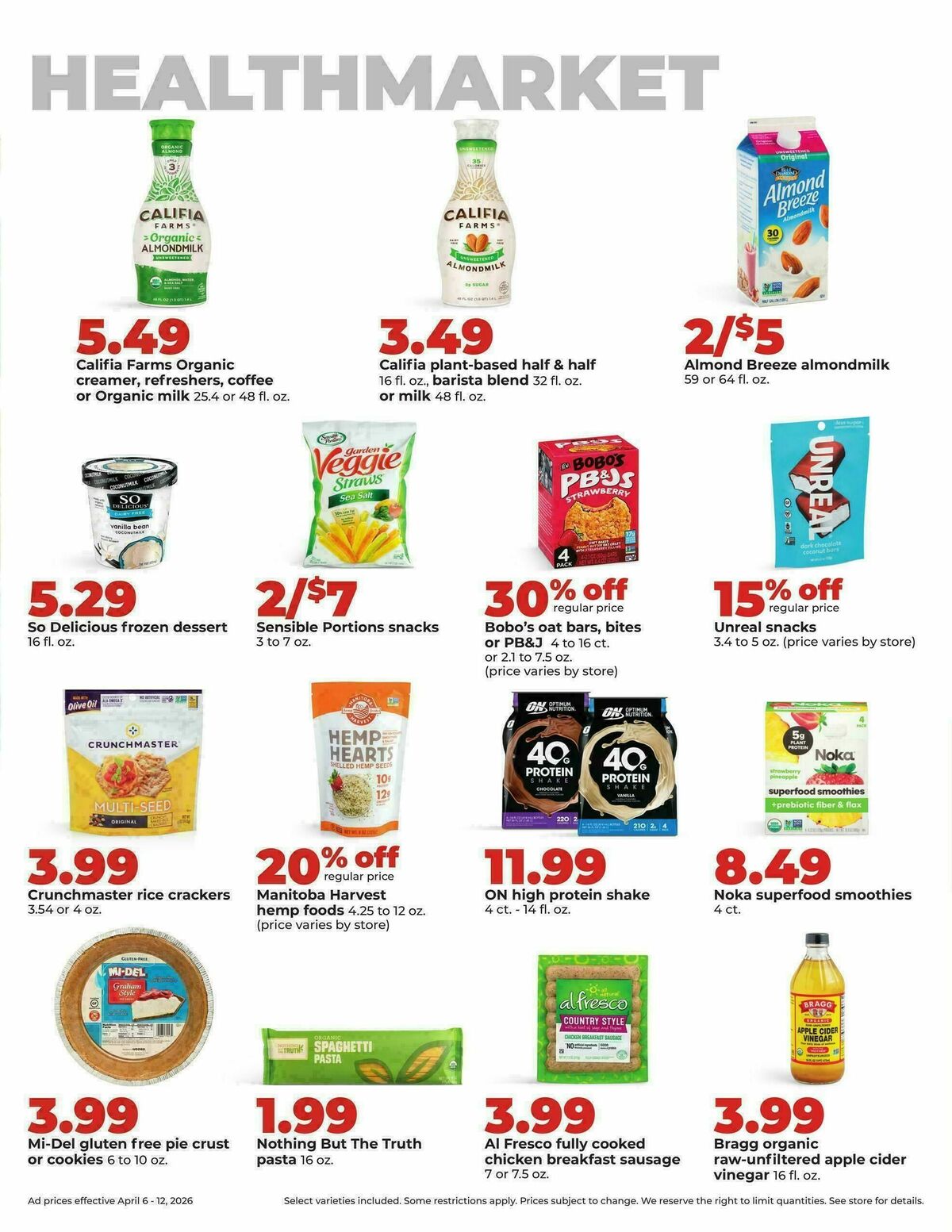Hy-Vee Weekly Ad from April 6