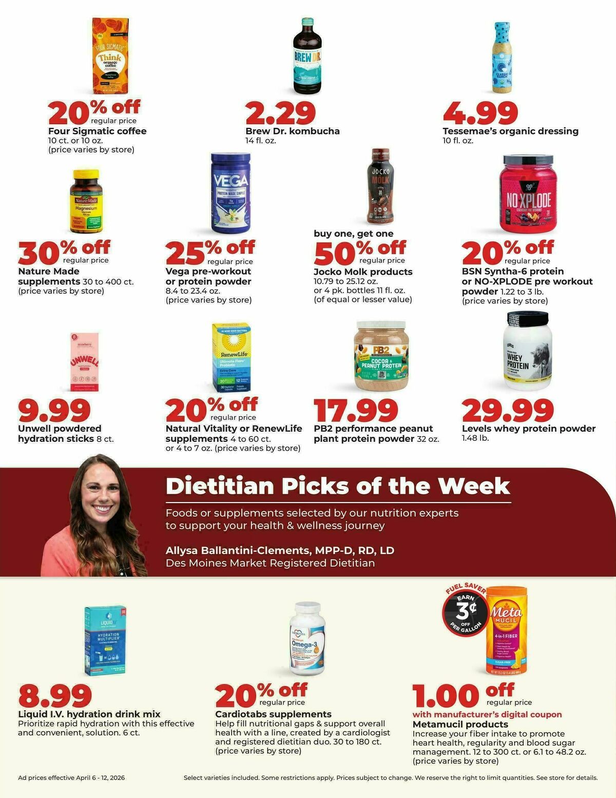Hy-Vee Weekly Ad from April 6