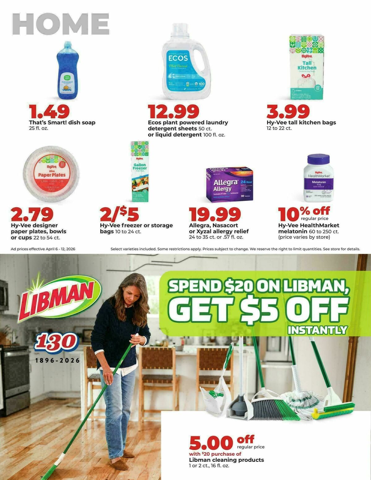Hy-Vee Weekly Ad from April 6
