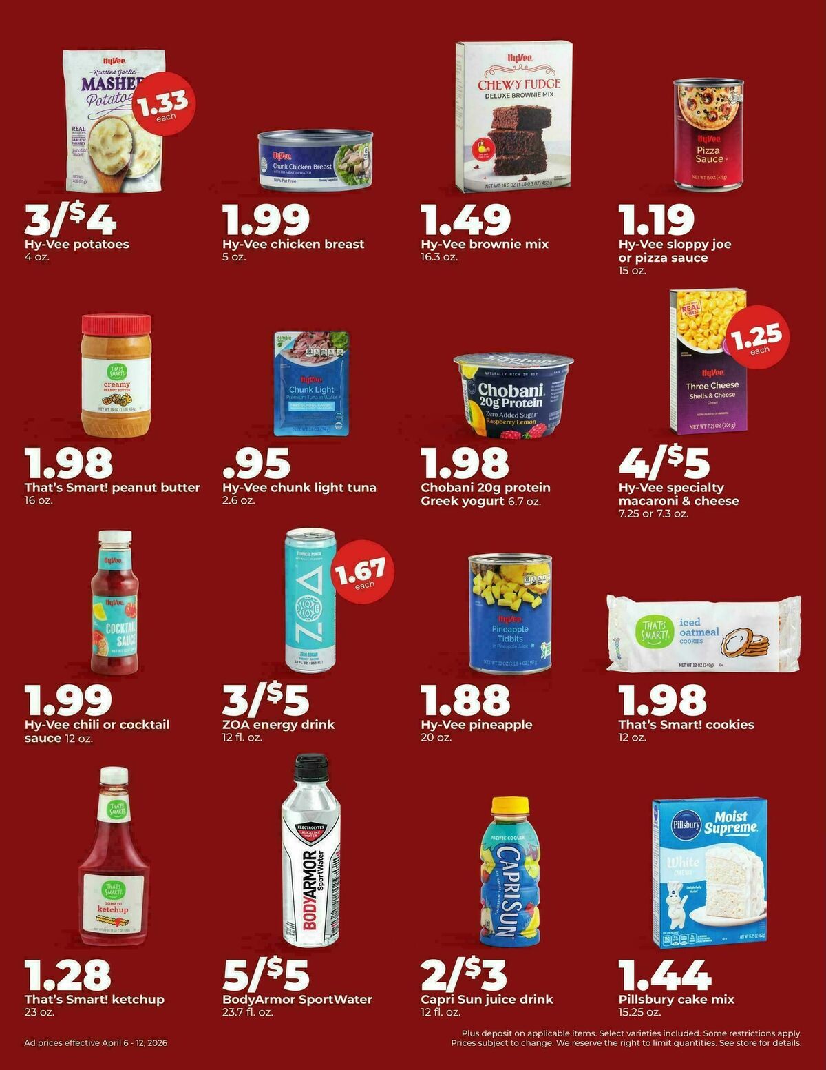 Hy-Vee Weekly Ad from April 6