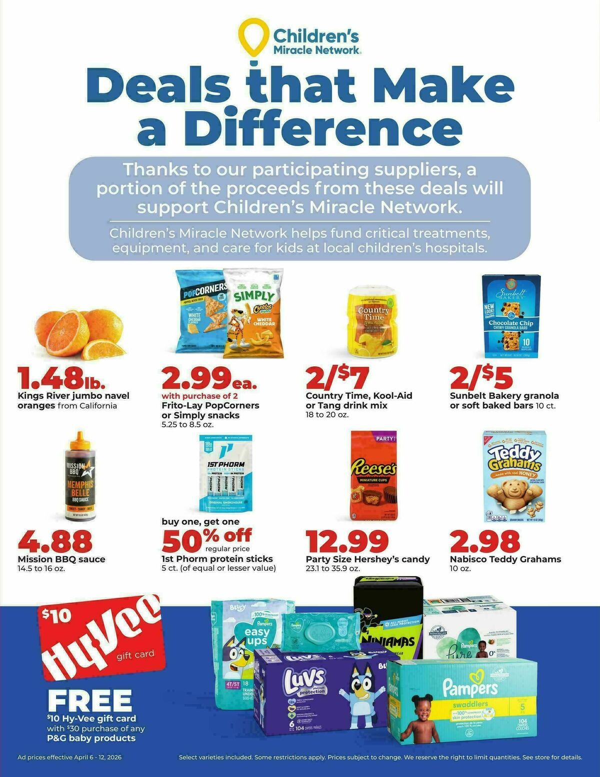 Hy-Vee Weekly Ad from April 6