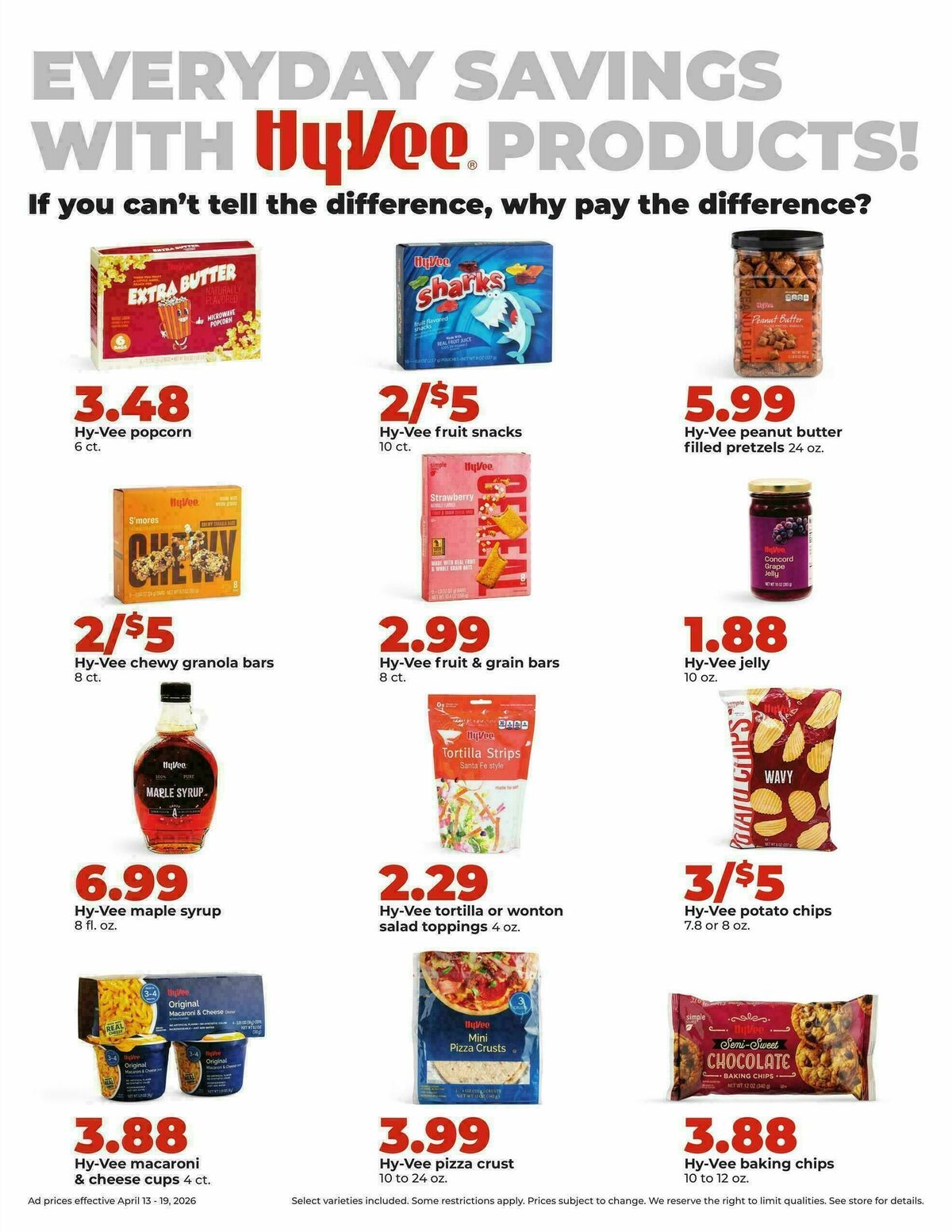 Hy-Vee Weekly Ad from April 13