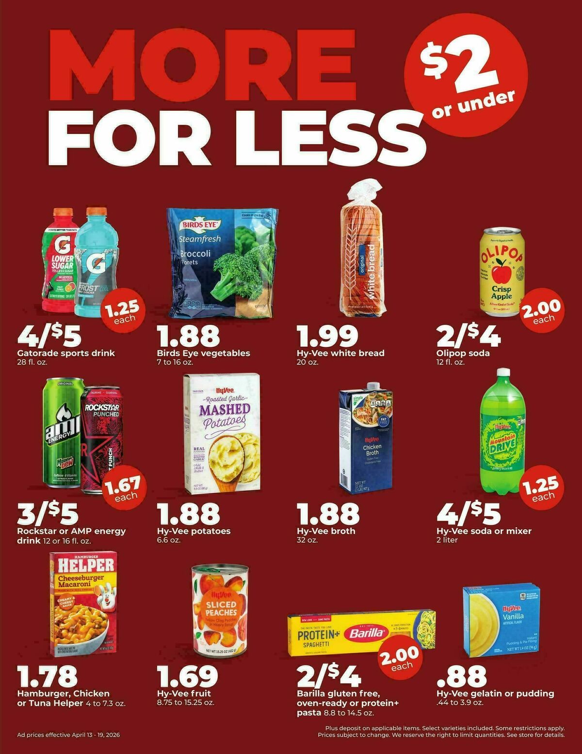 Hy-Vee Weekly Ad from April 13
