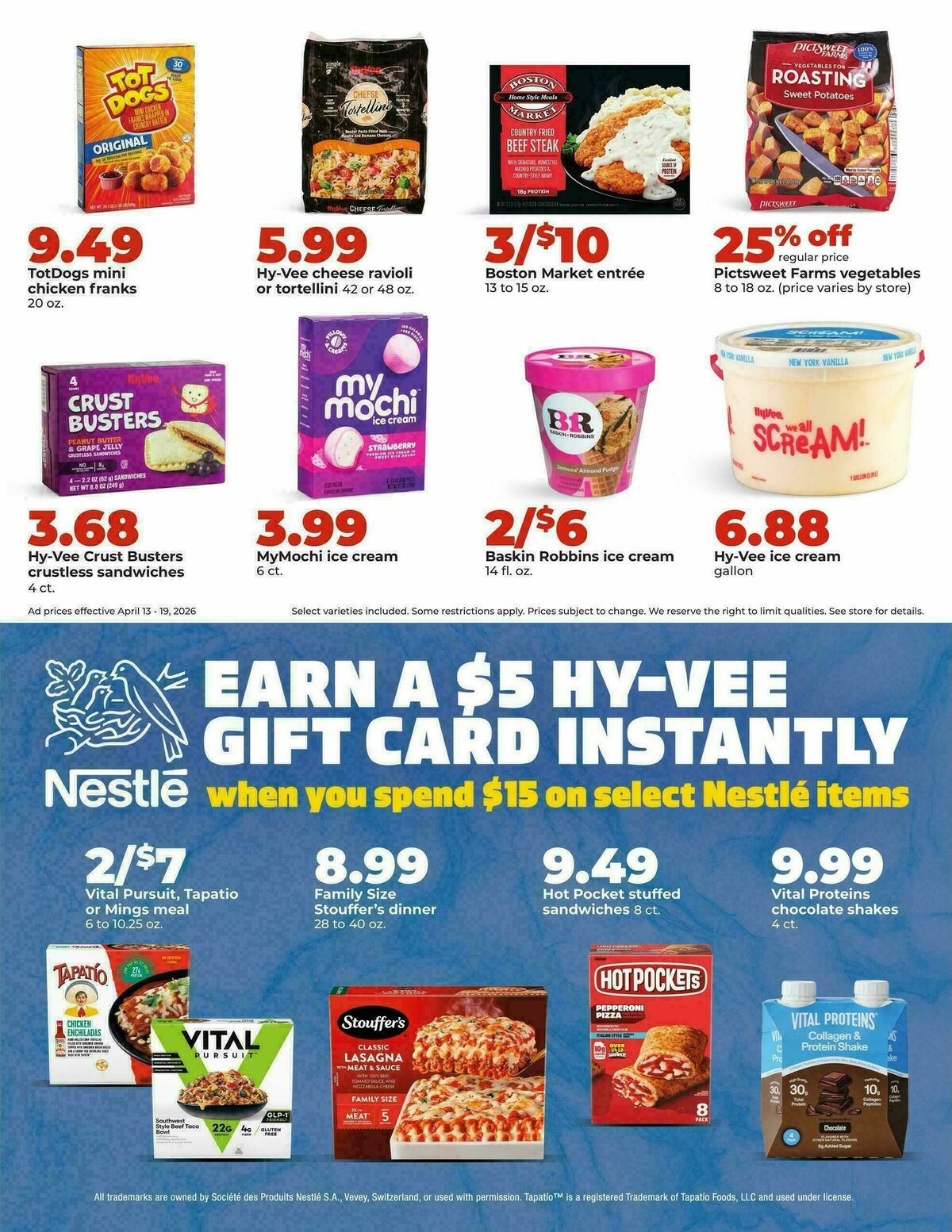 Hy-Vee Weekly Ad from April 13