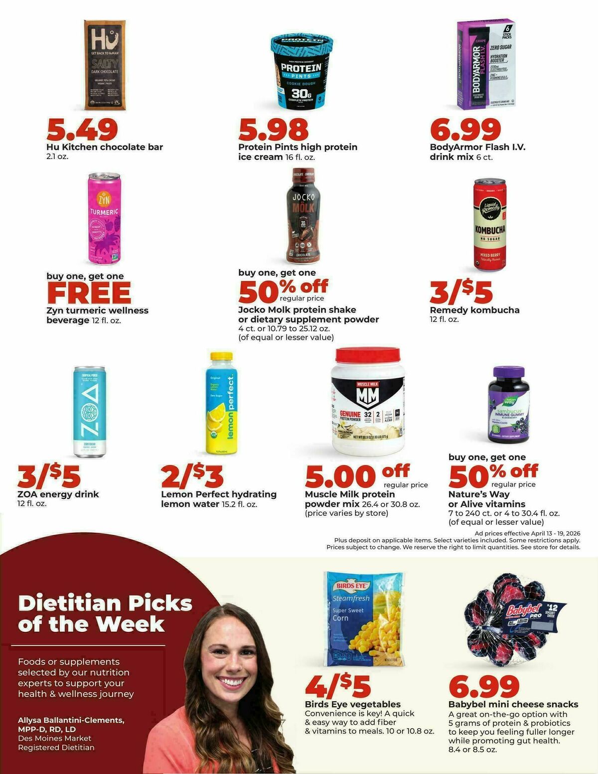 Hy-Vee Weekly Ad from April 13