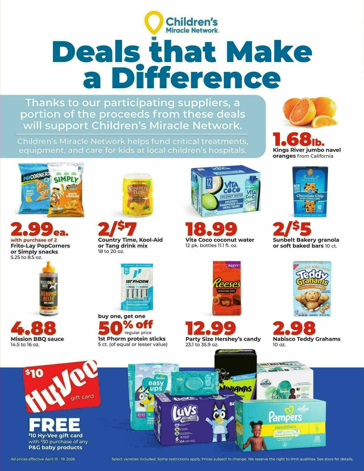 Hy-Vee Weekly Ad from April 13