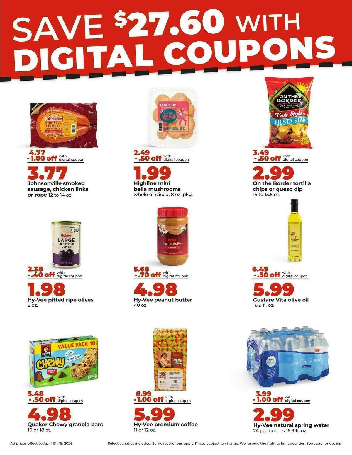 Hy-Vee Weekly Ad from April 13