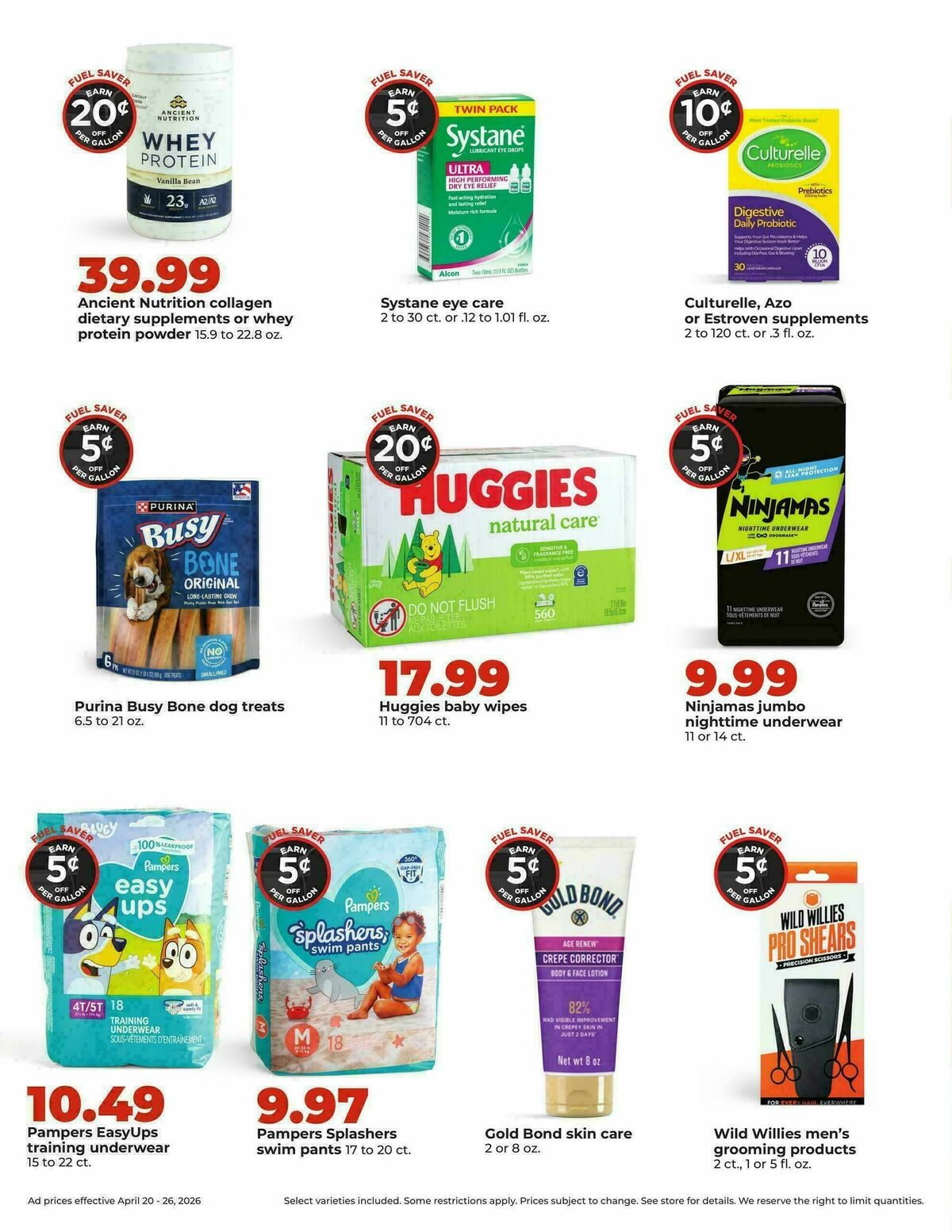 Hy-Vee Weekly Ad from April 20