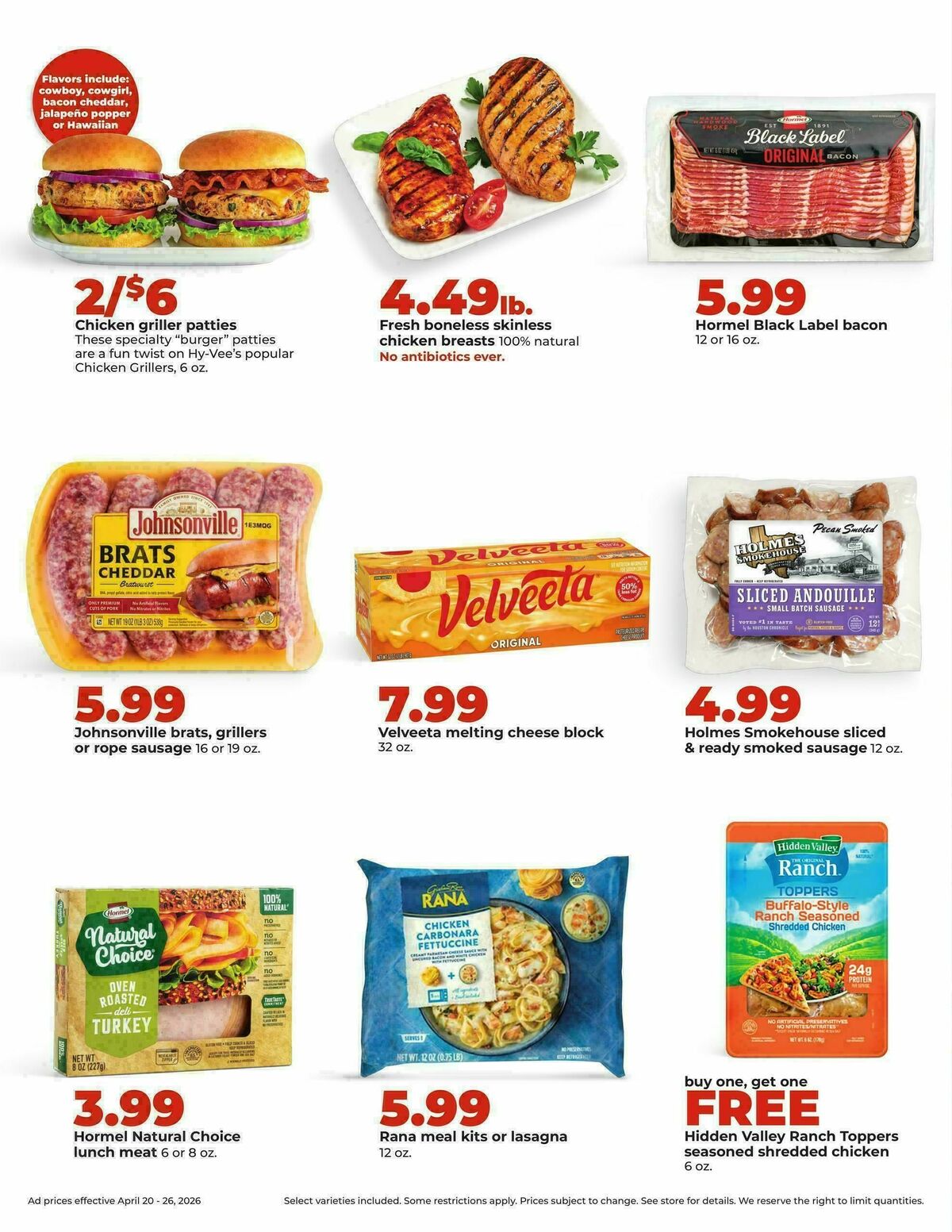 Hy-Vee Weekly Ad from April 20