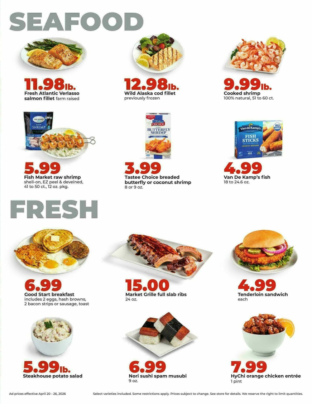 Hy-Vee Weekly Ad from April 20