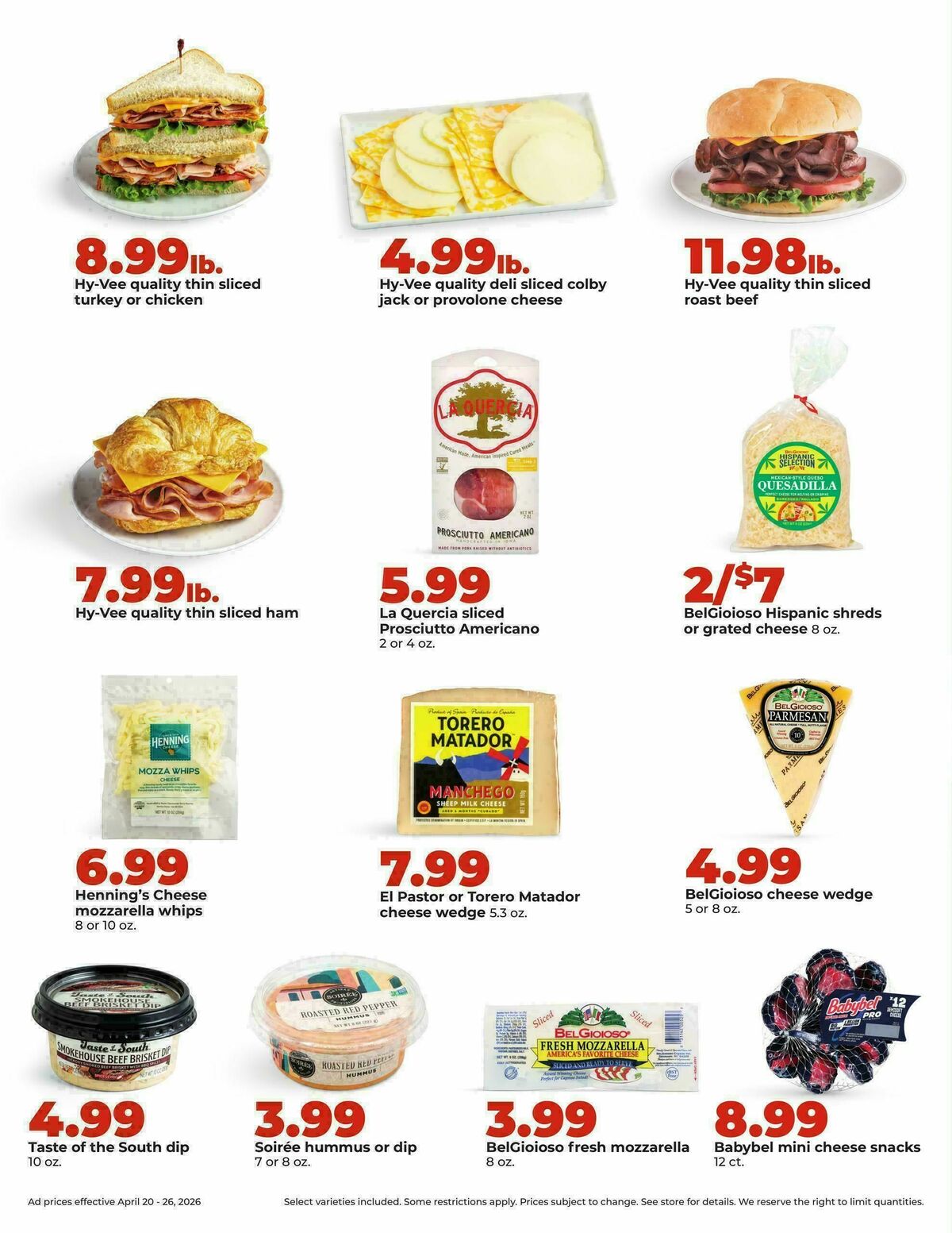 Hy-Vee Weekly Ad from April 20