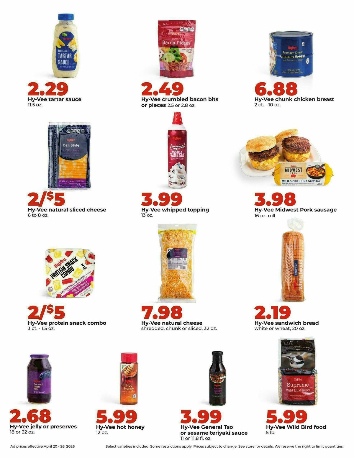 Hy-Vee Weekly Ad from April 20