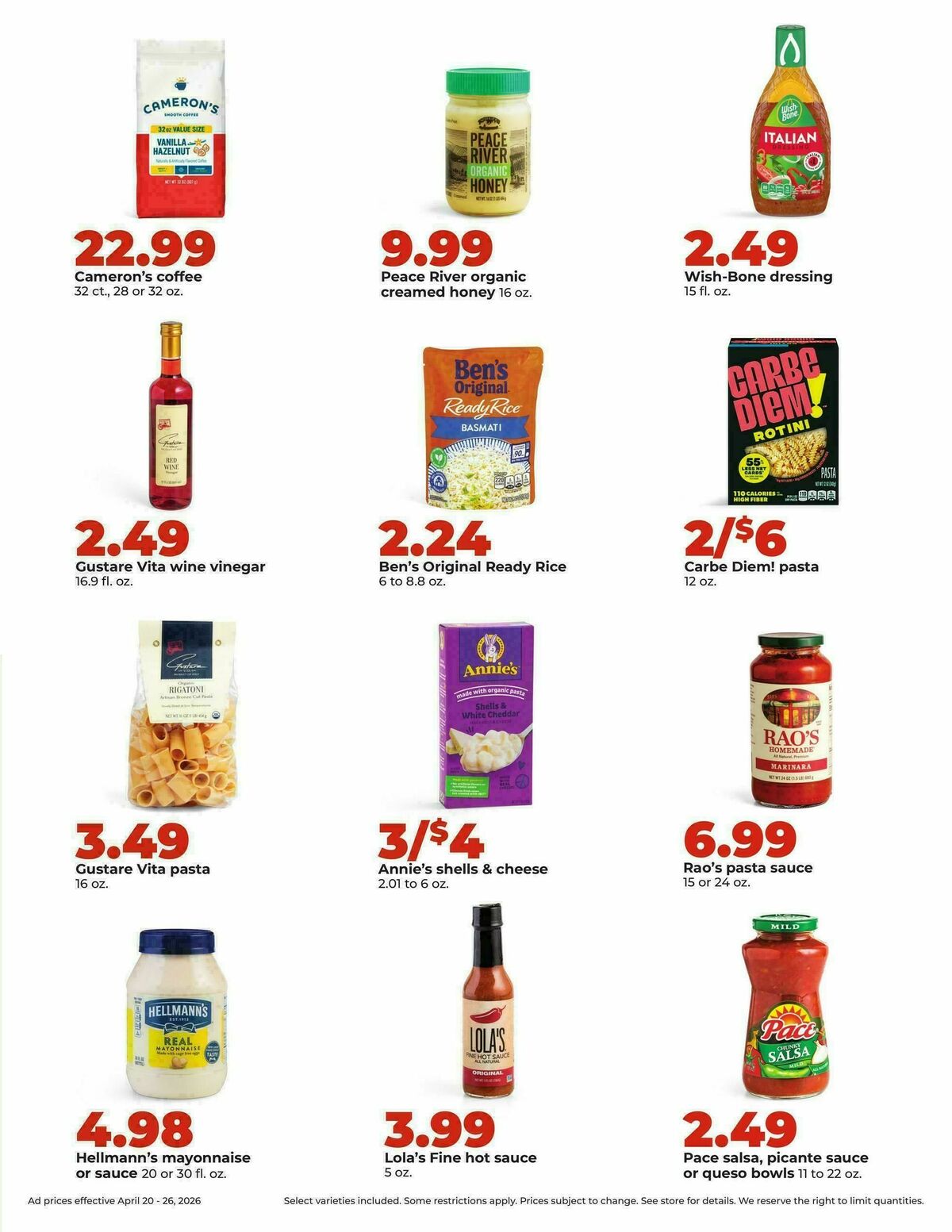 Hy-Vee Weekly Ad from April 20