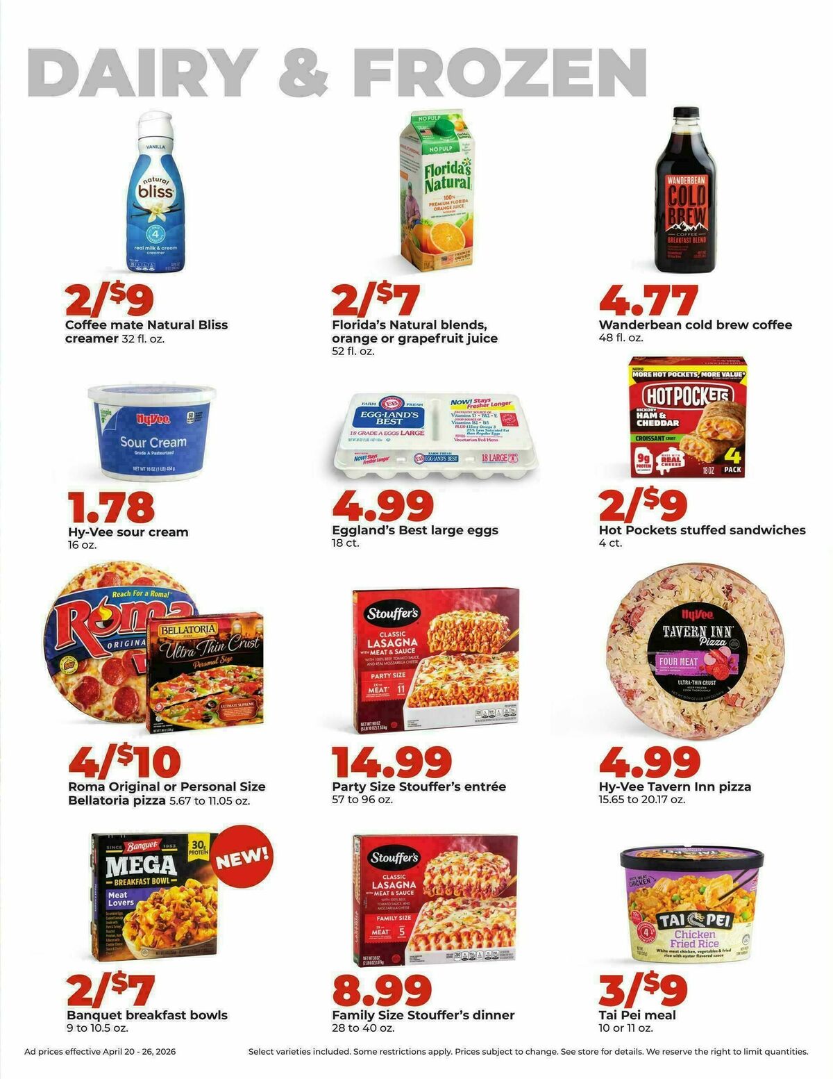 Hy-Vee Weekly Ad from April 20