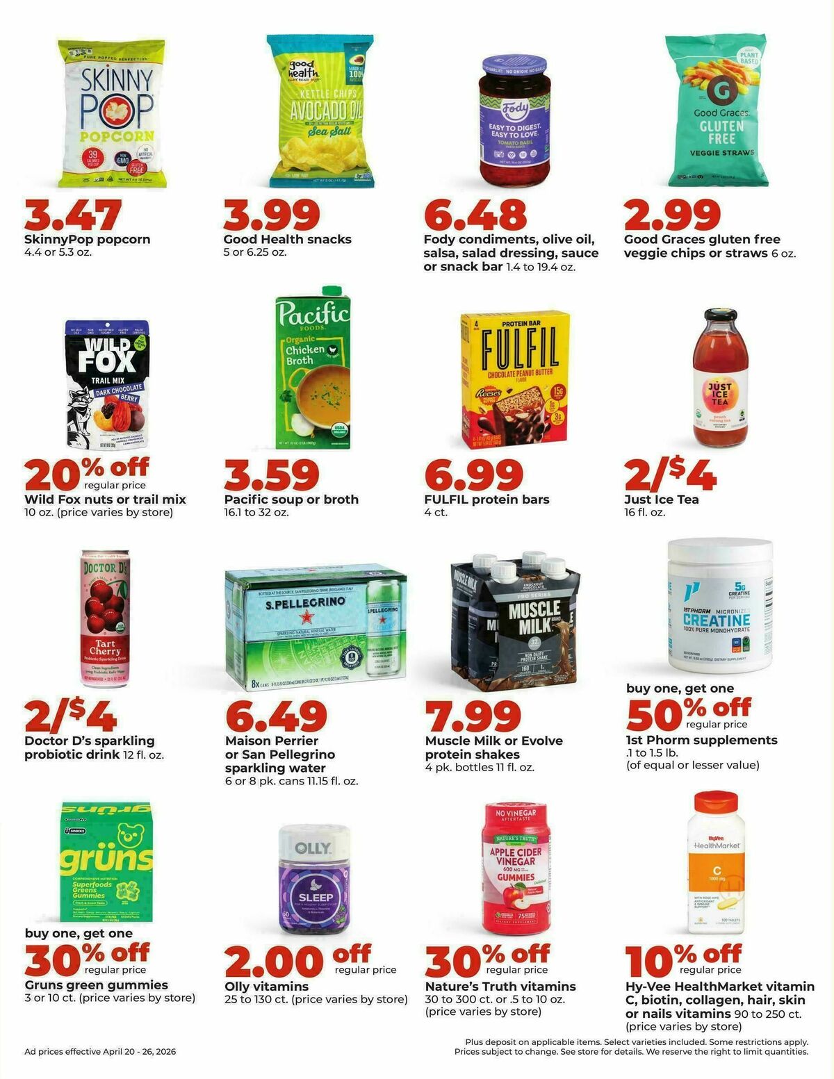 Hy-Vee Weekly Ad from April 20
